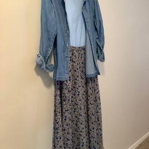 Coldwater Creek reversible skirt size Large